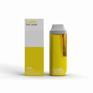 Buy LUSH - 2ML Disposable Vape - Lemon Rock Candy (Sativa) at Wccannabis Online Shop