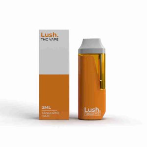 Buy LUSH - 2ML Disposable Vape - Tangerine Haze (Sativa) at Wccannabis Online Shop