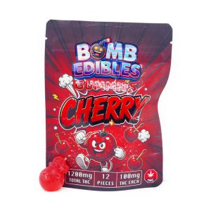 Buy Bomb Edibles - 1200mg THC Gummy - Cherry at Wccannabis Online Shop