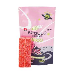 Buy Apollo Edibles - Sour Watermelon Cubes 5000mg THC at Wccannabis Online Shop