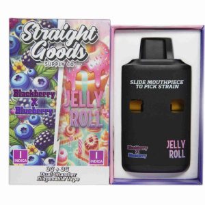 Buy Straight Goods - Dual Chamber Vape - Blackberry X Blueberry + Jelly Roll (3 Grams + 3 Grams) at Wccannabis Online Shop